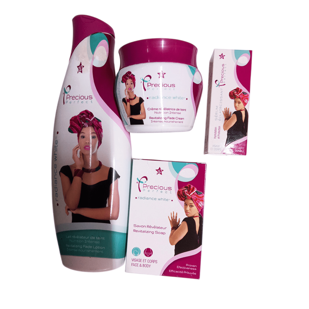 Precious Perfect(Radiance white) lotion, cream serum & soap -Price in Kenya