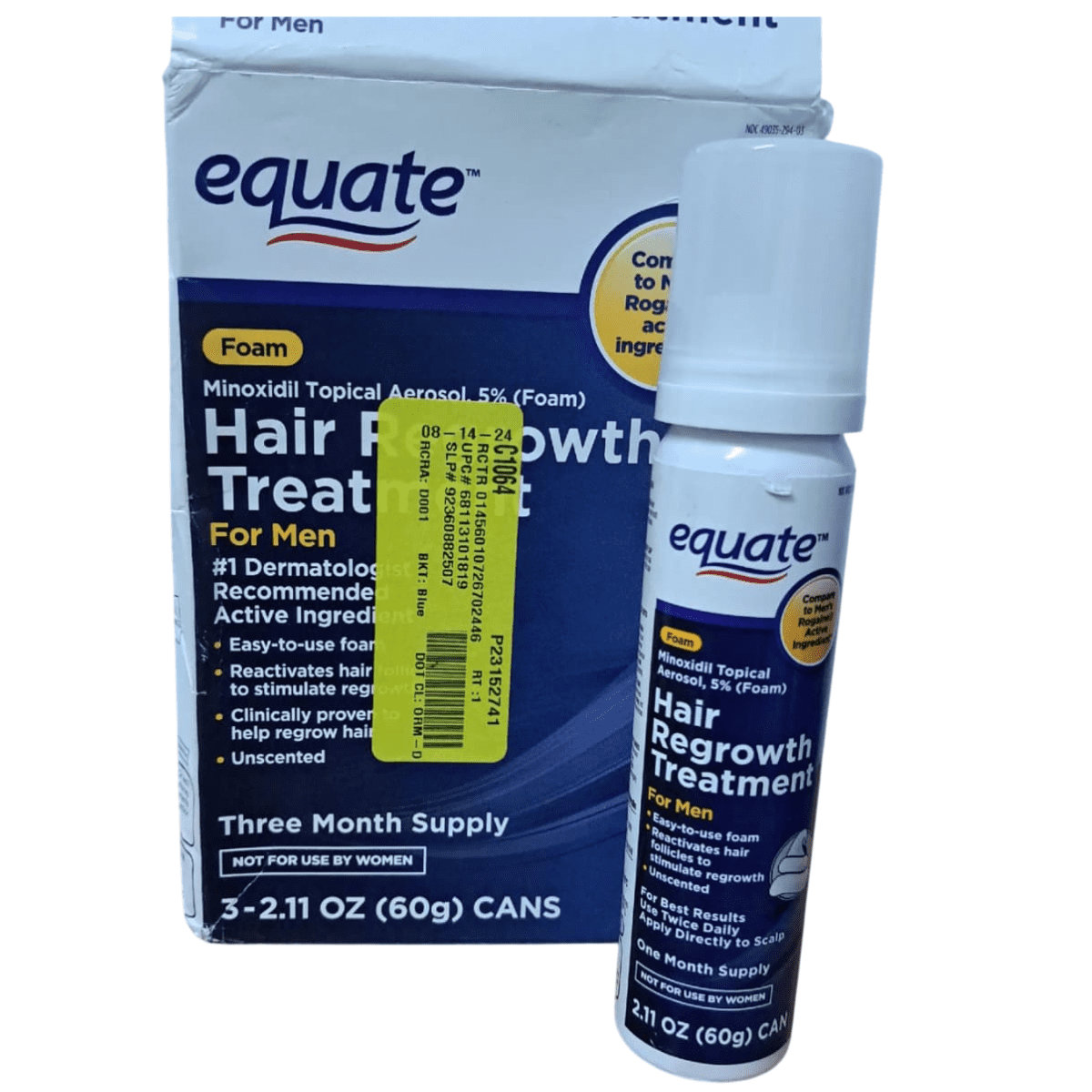 Equate Hair Growth Treatment Foam Minoxidil 1 month supply-Price in Kenya