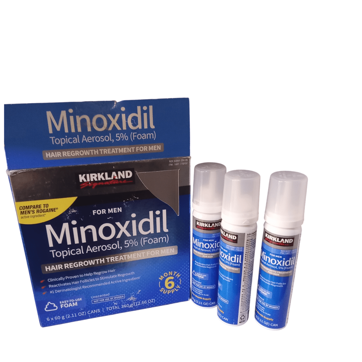 Kirkland Signature Minoxidil 5% Foam 3 months supply -Price in Kenya